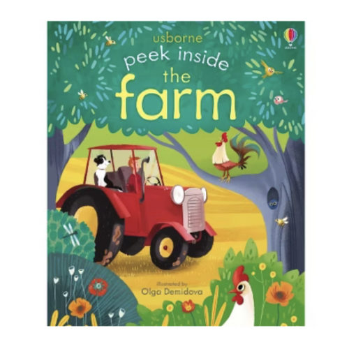 Peek Inside the Farm: An Engaging Lift-the-Flap Book About Farm Animals and Vegetables for Children (Ages 3-5)