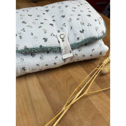 Portable, padded changing mat.