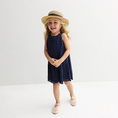 Baby & Toddler Girl Blueberi Boulevard Chiffon Dress & Hat Set