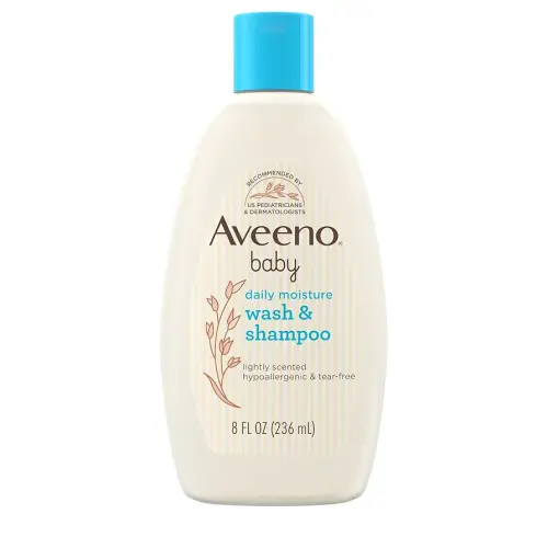 Aveeno Baby Wash & Shampoo for Hair & Body, Tear-Free, Fresh, 8 Oz
