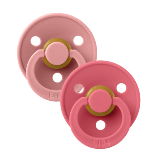 BIBS Colour 2 Pack Dusty Pink/Coral - Timeless Comfort – Bibsworld store US