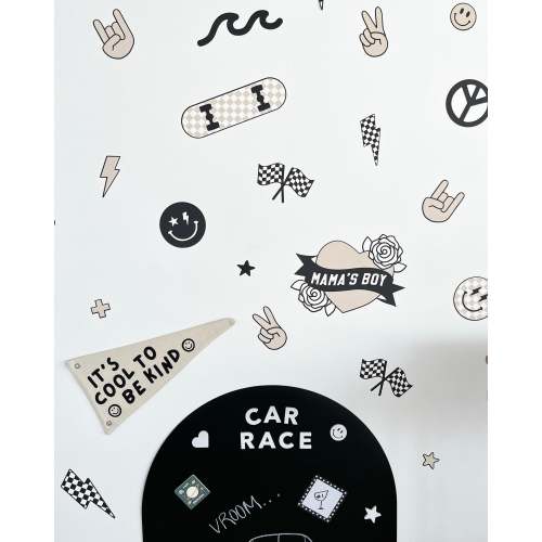 Peel & Stick Fabric Wall Stickers - Boyhood – Cherrypick