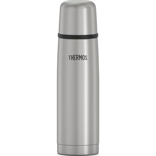 Thermos Vacuum Insulated 16 Ounce Compact Stainless Steel Beverage Bottle