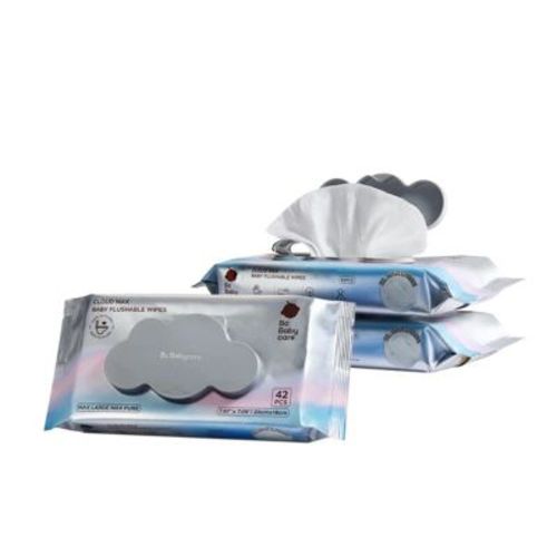 Bc Babycare Cloud Max Flushable Baby Wipes-Septic Safe,Potty Training,99% Pure Water