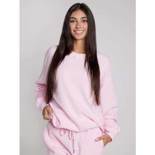 Waffle Lounge Long Sleeve | Waffle Knit Long Sleeve Shirt | Comfrt