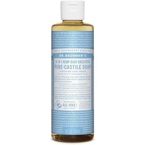 Dr. Bronner's, Baby Soap Liquid Castile, 8 Fl Oz