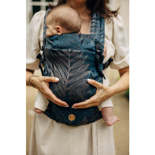 LennyLight Carrier, Standard Size, jacquard weave, (54% cotton, 46% TENCEL™ Lyocell) - RAINFOREST - NOCTURNAL