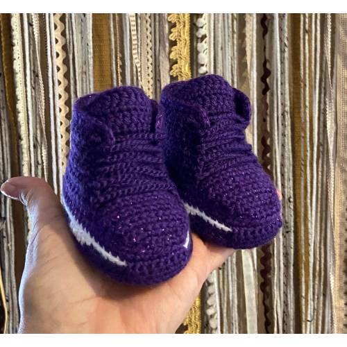 Baby Sneakers / Booties Party Grape Newborn 0 months
