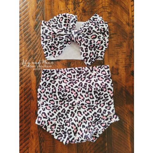 Baby bummies, leopard bummie set,leopard bummies, baby bloomers, wild one leoard baby shorts,bullet fabric bummie set,bullet fabric headband