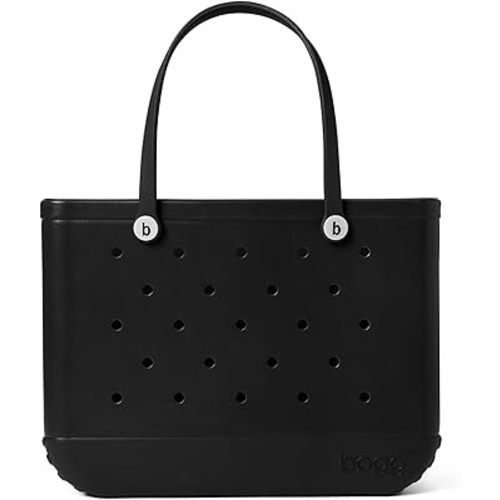 BOGG BAG - Tote for Beach, Pool, Boat, Sports - All Purpose EVA - White Buttons