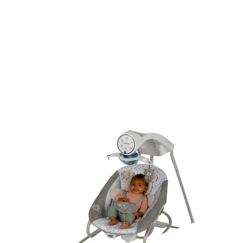 Ingenuity InLighten 2-in-1 Baby Swing And Rocker, Nate