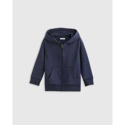 SuperSoft Fleece Zip Up Hoodie in Navy