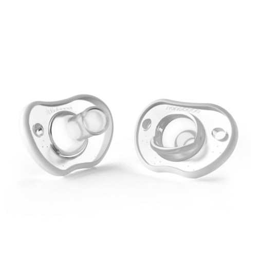 Nanobebe Flexy Newborn Pacifier, 0-3m - White