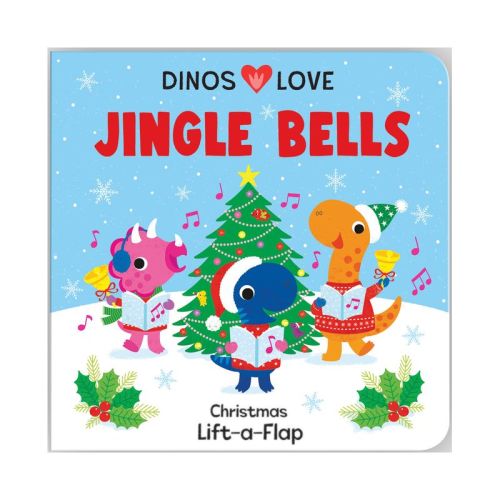 Dinos Love Jingle Bells - by Pterry Redwing (Board Book)