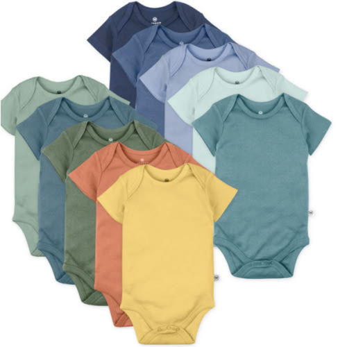 10-Pack Organic Cotton Short Sleeve Bodysuits | Honest Baby Clothing
