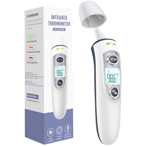 Ear and Forehead Thermometer for Adults & Kids, 1s Accurate Result