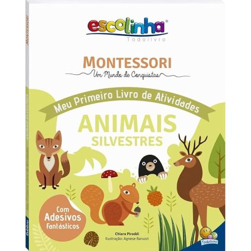Montessori Meu Primeiro Livro De Atividades... Animais (Escolinha) Hardcover – January 1, 2022