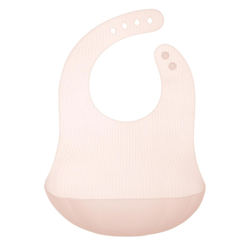 Olababy Fold N Go Silicone Baby Bib w Travel Case | Lightweight Design Eases Pressure Bruising for Infants & Toddlers