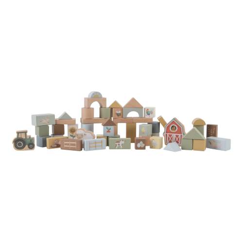 Wooden Building Block Set - Little Farm