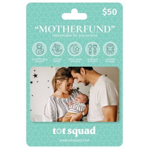 ''Motherfund'' Baby Registry Gift Card - Services for Every Stage of Parenthood - Powered by Tot Squad