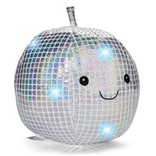 FAO Schwarz 9" Toy Plush LED with Sound Mirror Ball Stuffed Animal