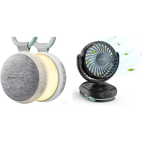 Momcozy Portable Stroller Fan & Portable Sound Machine