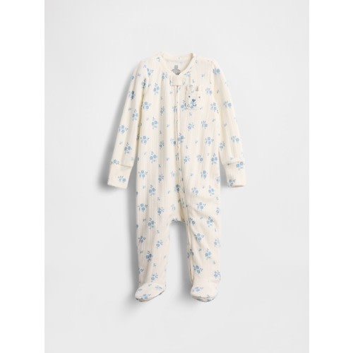 Baby Softspun Pointelle Footed One-Piece