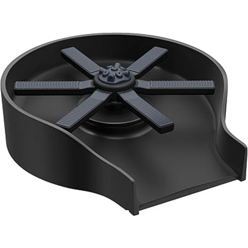 KRAUS CleanMate Glass Rinser for Kitchen Sink in Matte Black Color Finish, KGR-500MB