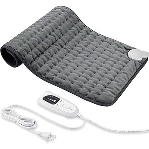 Electric Heating pad for Back Neck Shoulder Abdomen Knee 24x12inch
