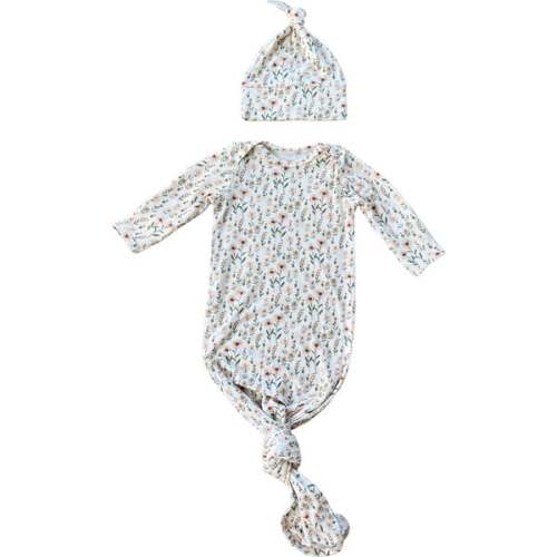 Knotted Sleeper Set Daisy Field - Babysprouts | Maisonette