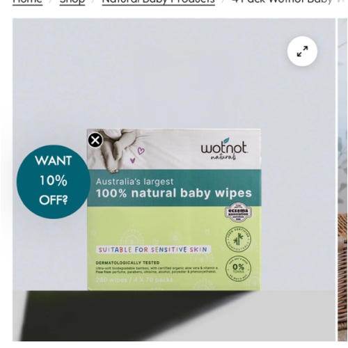 4 Pack Baby Wipes | Natural & Organic Baby Products – Wotnot Naturals Australia