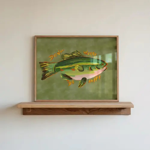 Dont Worry, Be Happy Wall Art