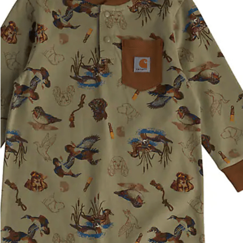 Boys' Long Sleeve Duck Print Coverall (Baby) | Kids' Graphics | Carhartt