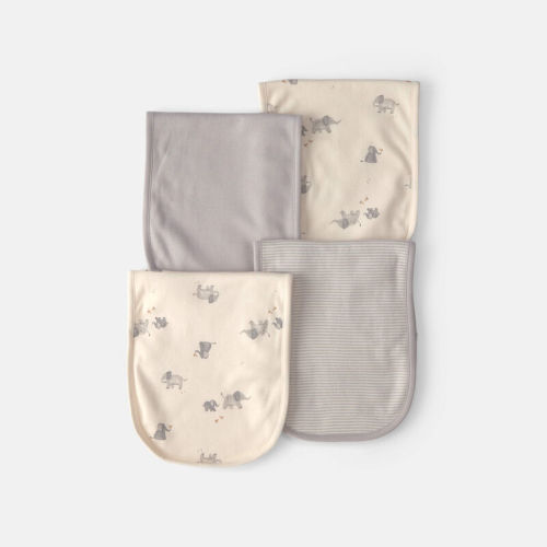 Baby 4-Pack Elephant Burp Cloths | Carter’s Oshkosh Canada