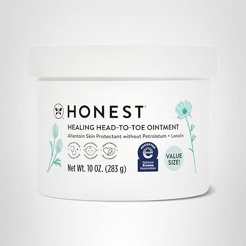 The Honest Company Head-to-Toe Multi-Purpose Healing Ointment, Hypoallergenic, Fragrance-Free, Vegan, 10 oz