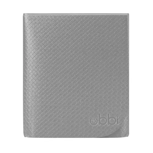 Ubbi On-the-Go Diaper Changing Baby Mat, Soft and Comfortable Diaper Bag Accessory Must Have for Newborns, Easy to Clean, Portable Folding Pad, Baby Traveling Accessories, Gray