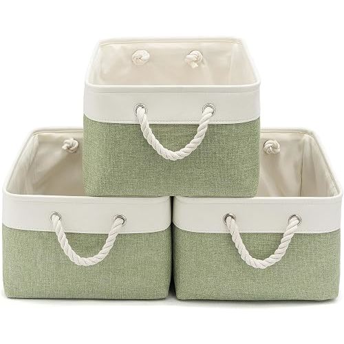 15.7x11.8x8.26 Inch Fabric Large Storage Bins with Handles 3 Pack