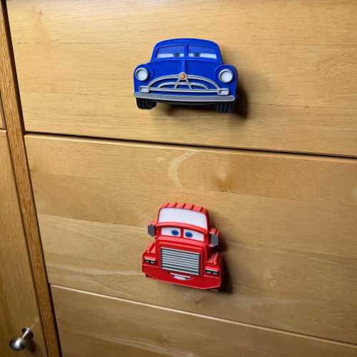 Minis/Dresser Drawer Door Knobs | Cars Characters Knobs | With or Without Attachment | Disney Cars Inspired | Kids Bedroom Decor