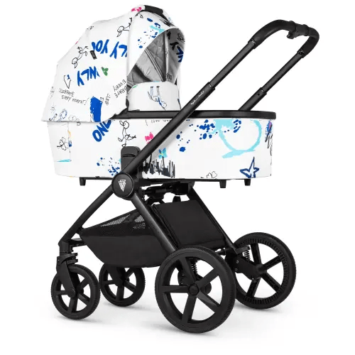 Upline 2 PB Draft White Pram - Venicci UK