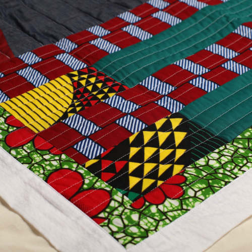 Abundance Quilt Red Denim – Baby Yams