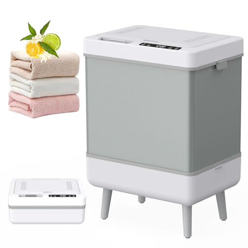 WEETALL Hot Towel Warmer Bucket for Bathroom: 35L Large Quick Heat Hot Warming Tub - Blanket Heater Towel Warmers Bucket with Timer - Portable Housewarming Luxury Spa Gift at Home