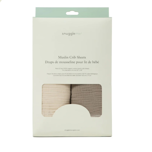 Muslin Crib Sheets | Natural + Birch