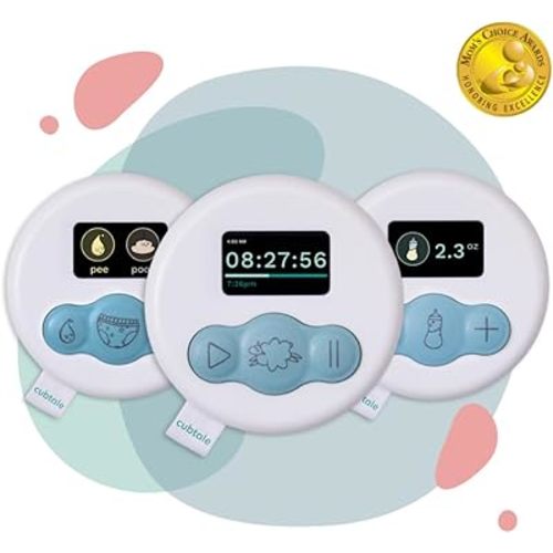 Smart Baby Care Tracker - Newborn Basics (Sleep, Diaper & Bottle): On-The-Spot One-Press Loggers, Reminders, Notifications, Routines, Multiple Caregivers, Pediatrician & Expert Support