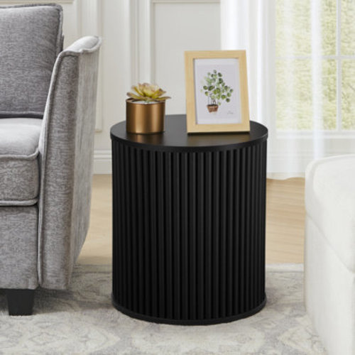 Fluted Round End Tables | Wayfair