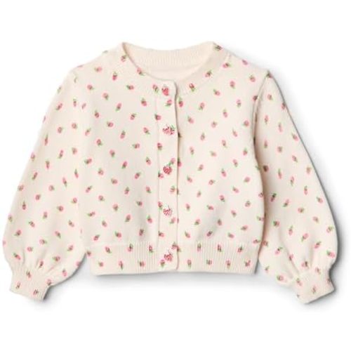 Amazon Essentials x Sofia Grainge Toddler and Baby Girls' Lightweight Cotton Cardigan Sweater