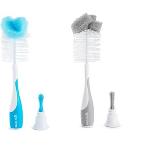 Munchkin Sponge Bottle Brush 2 pack - Assorted Colors 16021,16031