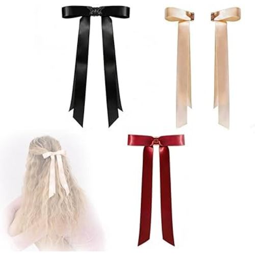 Magnetic Bow Clip – 2026 Magnetic Hair Clips for Styling, Mini Butterfly Hair Clips, Strong Hold No-Slip Magnetics Clips, Seamless 2-in-1 Design Magnetics Tropical Sunset Hairs Clips (3 pcs)