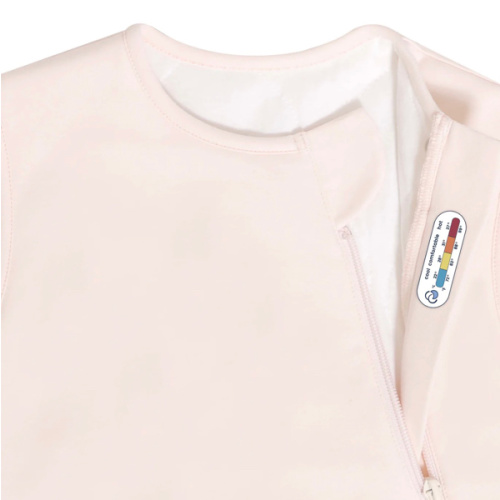 All Season Sleeveless Sleep Sack 1.0 TOG - Organic Cotton & Camel Wool - Primrose Pink