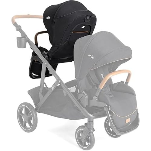 Chive Sibling Seat for Chive All-in-One Convertible Single-to-Double Modular Stroller with 20+ Customizable Modes, Suspension & All-Terrain Wheels, Expandable UPF 50+ Canopy (Shale)