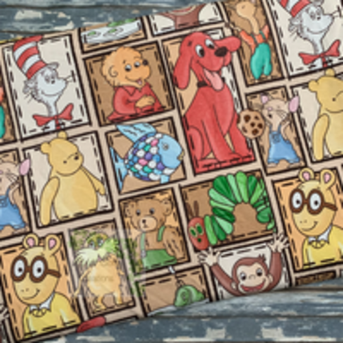 Tan Books Patchwork Preflat - Made to Order – Clover Cloth Creations
